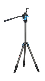 SIRUI ST-124/125+VA-5X Waterproof Carbon Fiber Tripod Kit With Binocular Tripod Adapter