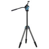 SIRUI ST-124/125+VA-5X Waterproof Carbon Fiber Tripod Kit With Binocular Tripod Adapter